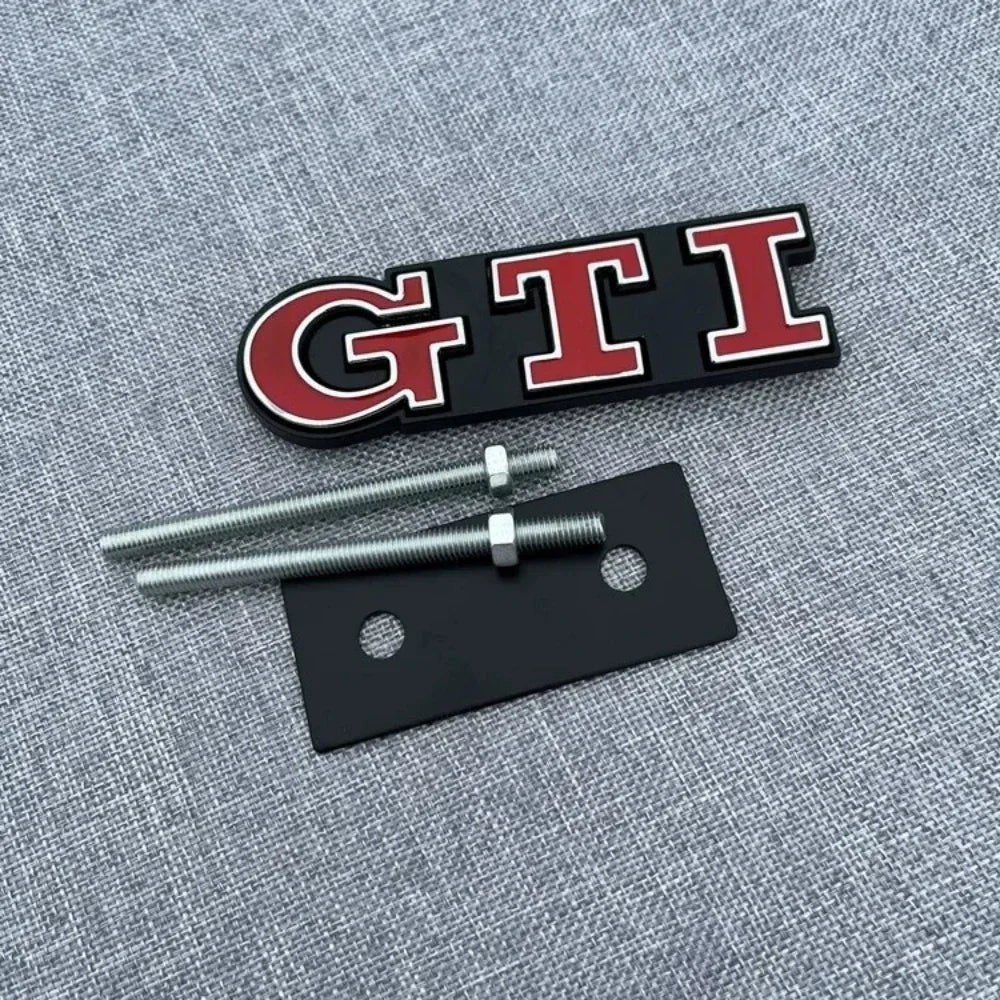 3Pcs 3D Metal Car Trunk Logo Sticker Grill Emblems Badge Decals For VW Golf 2 3 4 5 6 8 MK2 MK3 MK4 MK5 MK6 MK8 GTI Auto Parts
