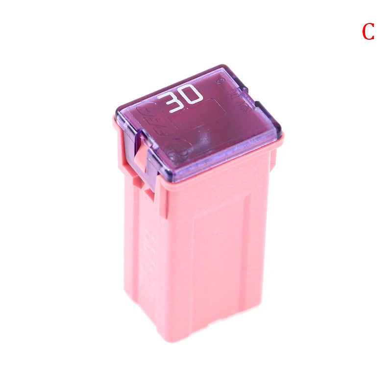 1Pc Mini Square Fuse 32V 20A 25A 30A 40A 50A60A Automotive Car Fuse With Plastic Box