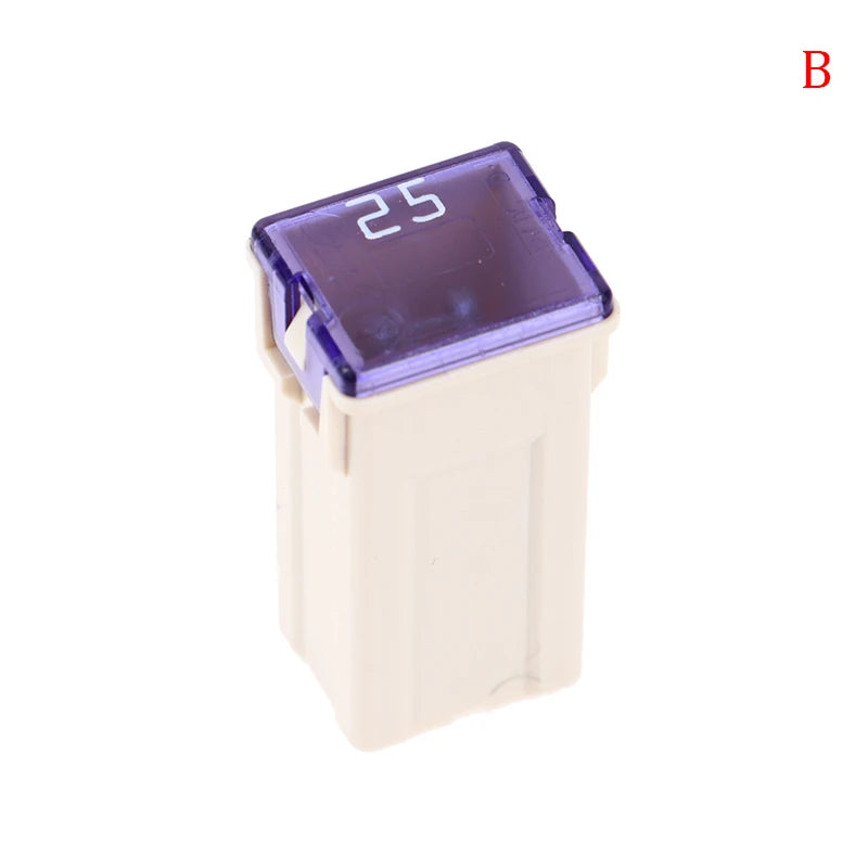 1Pc Mini Square Fuse 32V 20A 25A 30A 40A 50A60A Automotive Car Fuse With Plastic Box