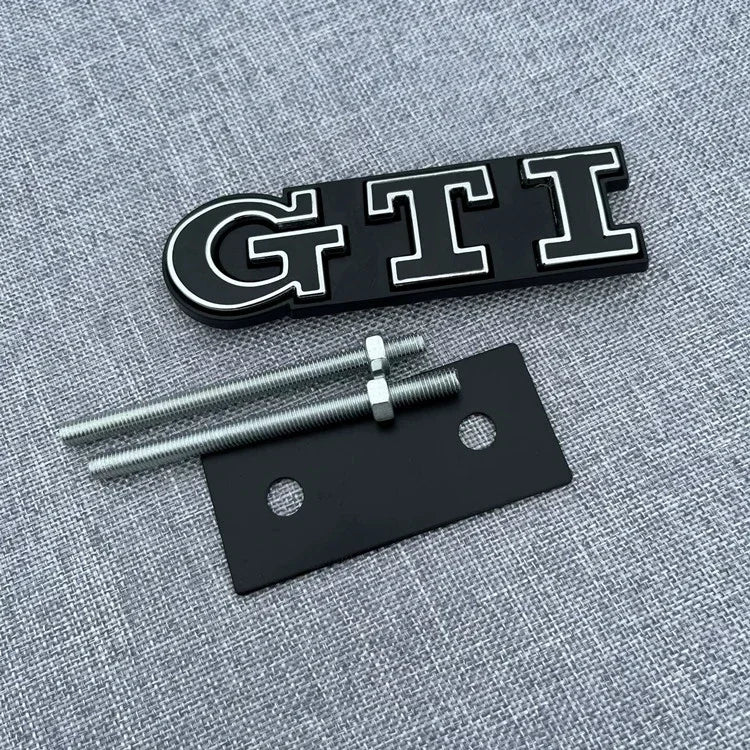 3Pcs 3D Metal Car Trunk Logo Sticker Grill Emblems Badge Decals For VW Golf 2 3 4 5 6 8 MK2 MK3 MK4 MK5 MK6 MK8 GTI Auto Parts