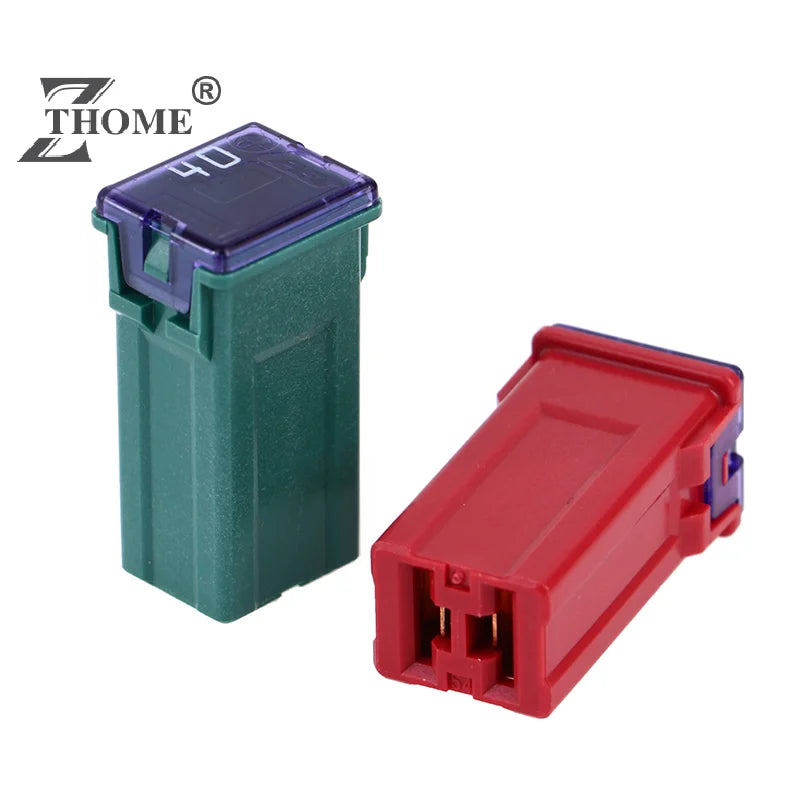 1Pc Mini Square Fuse 32V 20A 25A 30A 40A 50A60A Automotive Car Fuse With Plastic Box